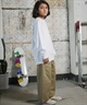 QUIKSILVER クイックシルバー 長袖 Tシャツ ロンT キッズ ジュニア 子供 バックプリント ロゴ BW HISTORY POCKET LT YOUTH KLT254001(BLK-130cm)