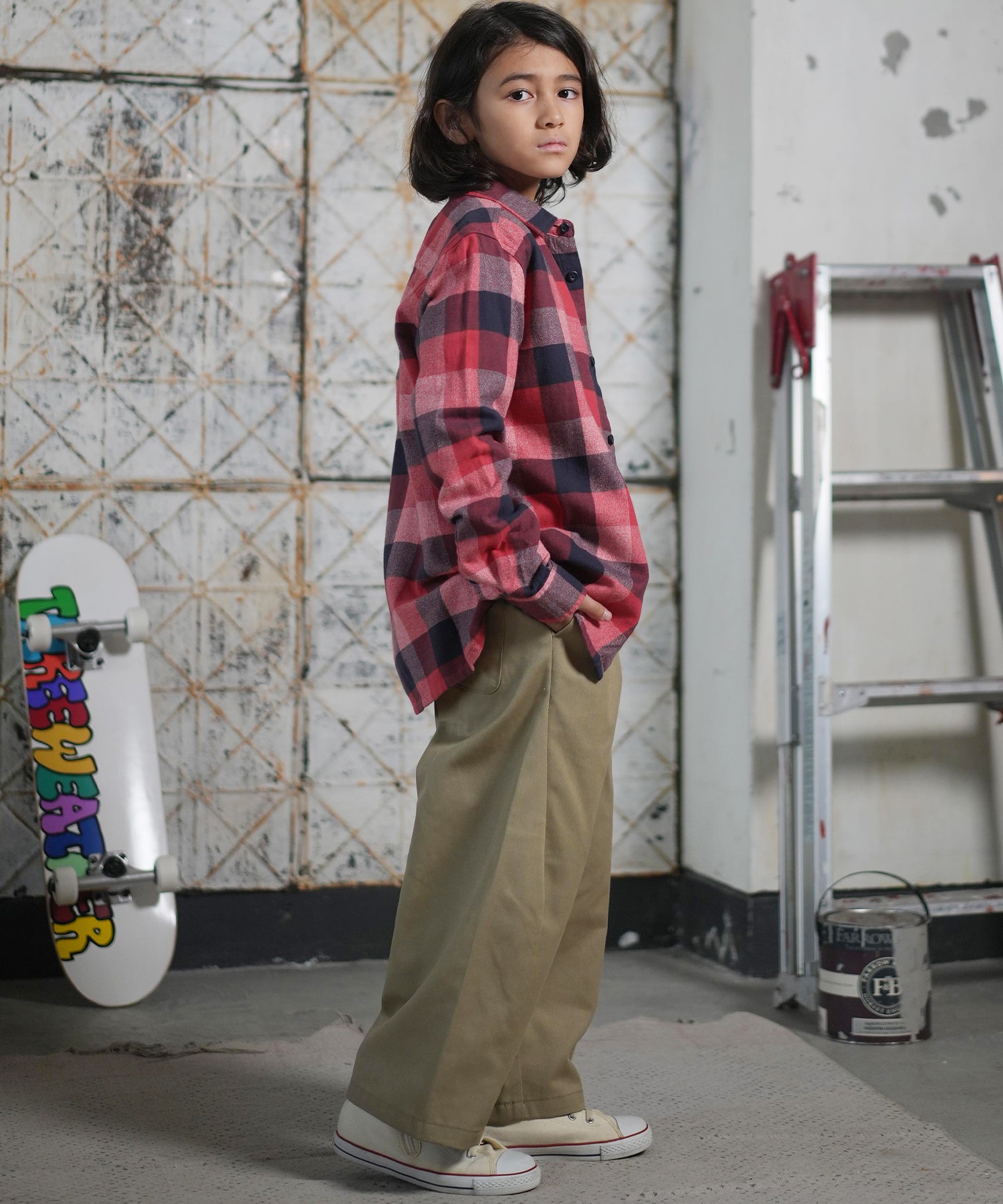 QUIKSILVER クイックシルバー 長袖 シャツ キッズ ジュニア 子供