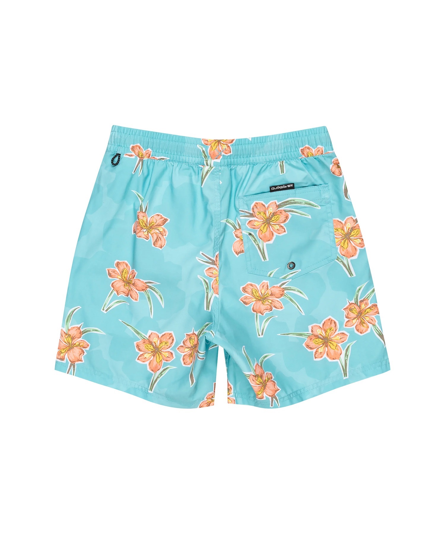 QUIKSILVER クイックシルバー 水着 海パン トランクス キッズ ジュニア 子供 EVERYDAY STRAIGHT VL YTH14 KBS251001(BLK-130cm)