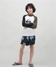 QUIKSILVER クイックシルバー 水着 海パン トランクス キッズ ジュニア 子供 EVERYDAY STRAIGHT VL YTH14 KBS251001(BLK-130cm)