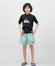 QUIKSILVER クイックシルバー 水着 海パン トランクス キッズ ジュニア 子供 EVERYDAY STRAIGHT VL YTH14 KBS251001(BLK-130cm)