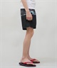 QUIKSILVER クイックシルバー 水着 海パン トランクス サーフパンツ キッズ ジュニア 子供 EVERYDAY WORDBLOCK VL YTH KBS251002(BLK-130cm)