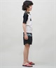 QUIKSILVER クイックシルバー 水着 海パン トランクス サーフパンツ キッズ ジュニア 子供 EVERYDAY WORDBLOCK VL YTH KBS251002(BLK-130cm)