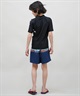 QUIKSILVER クイックシルバー 水着 海パン トランクス サーフパンツ キッズ ジュニア 子供 EVERYDAY WORDBLOCK VL YTH KBS251002(BLK-130cm)