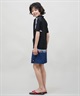 QUIKSILVER クイックシルバー 水着 海パン トランクス サーフパンツ キッズ ジュニア 子供 EVERYDAY WORDBLOCK VL YTH KBS251002(BLK-130cm)