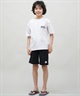 QUIKSILVER クイックシルバー 水着 海パン トランクス サーフパンツ キッズ ジュニア 子供 シンプル ロゴ SOLID VOLLEY YOUTH 16NB KBS252001(BLK-130cm)