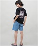 QUIKSILVER クイックシルバー 水着 海パン トランクス サーフパンツ キッズ ジュニア 子供 シンプル ロゴ SOLID VOLLEY YOUTH 16NB KBS252001(BLK-130cm)