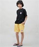 QUIKSILVER クイックシルバー 水着 海パン トランクス サーフパンツ キッズ ジュニア 子供 シンプル ロゴ SOLID VOLLEY YOUTH 16NB KBS252001(BLK-130cm)