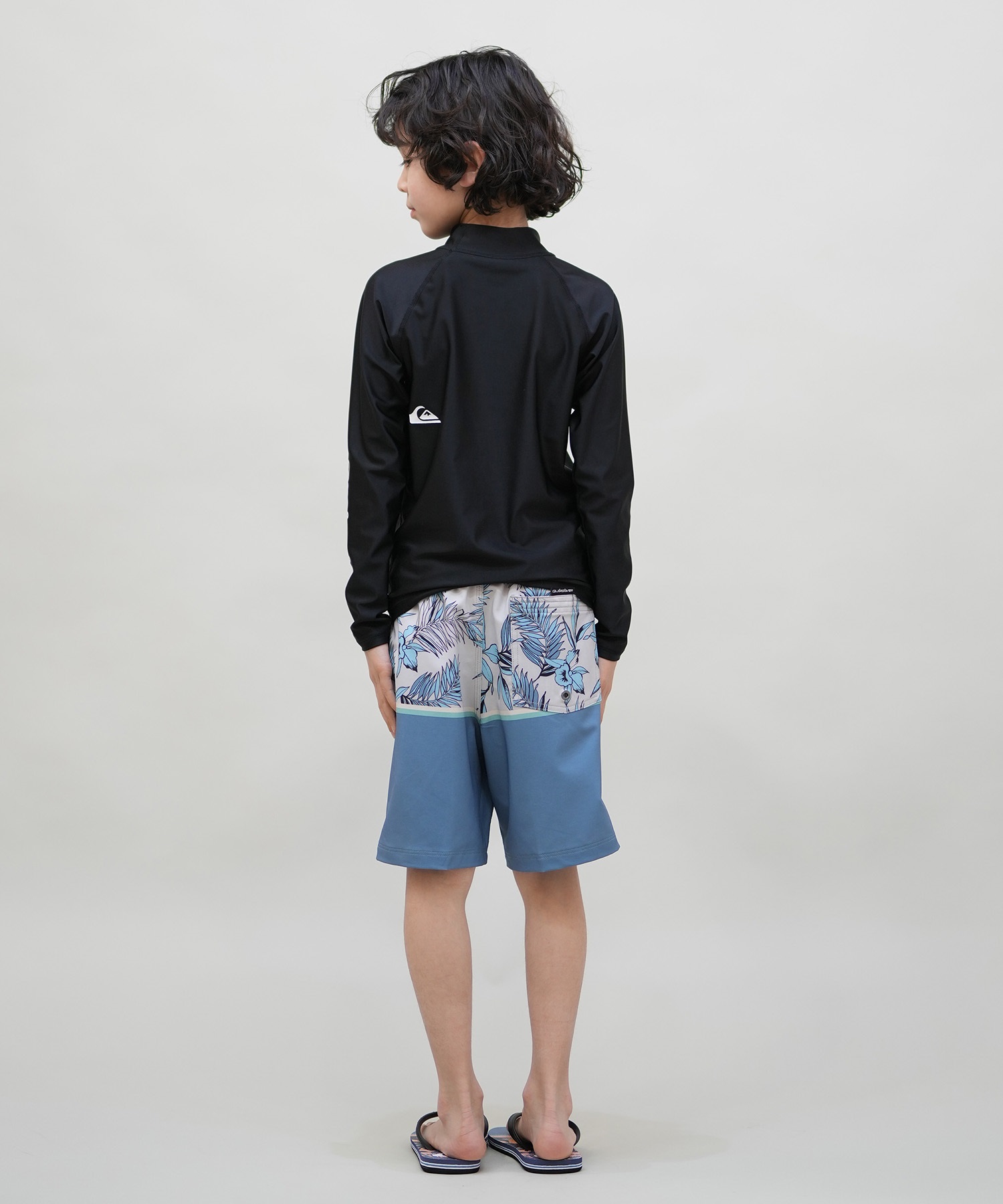 QUIKSILVER クイックシルバー 水着 ラッシュガード 長袖 Tシャツ ロンT 