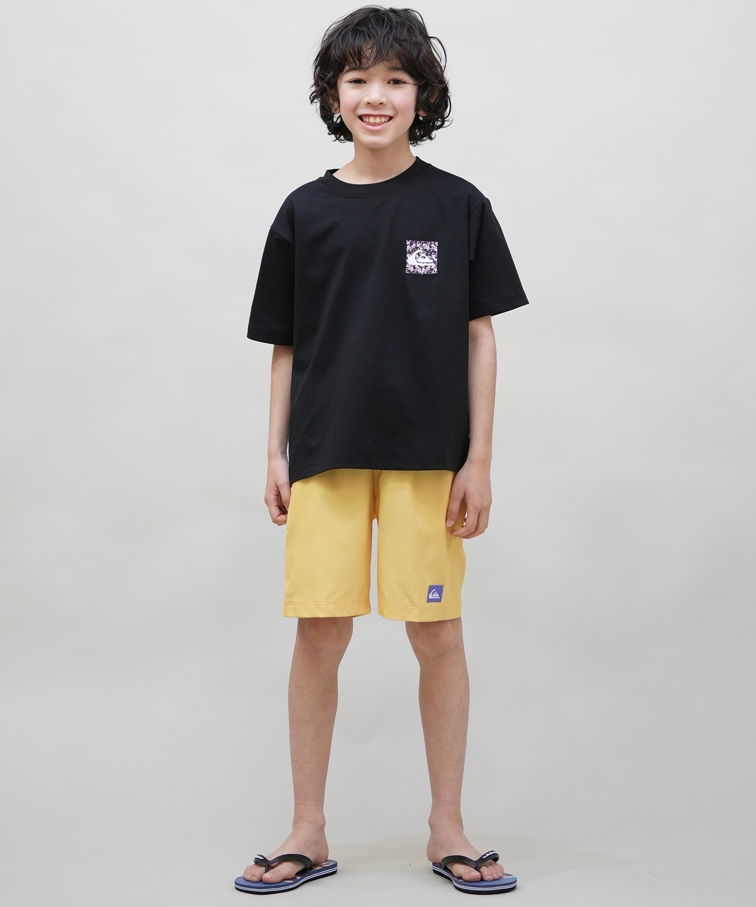 QUIKSILVER クイックシルバー 水着 ラッシュガード 半袖 Tシャツ