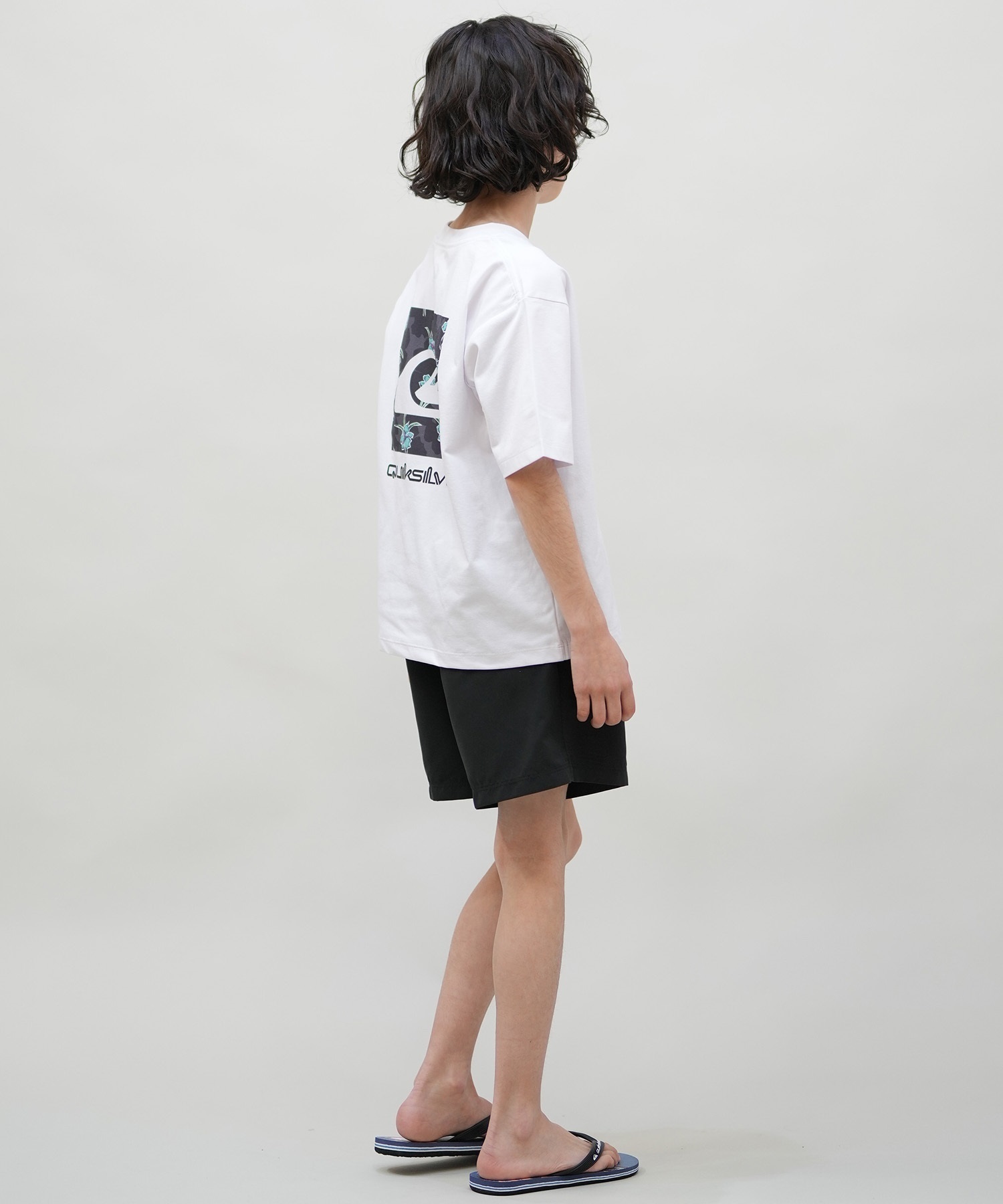 QUIKSILVER クイックシルバー 水着 ラッシュガード 半袖 Tシャツ