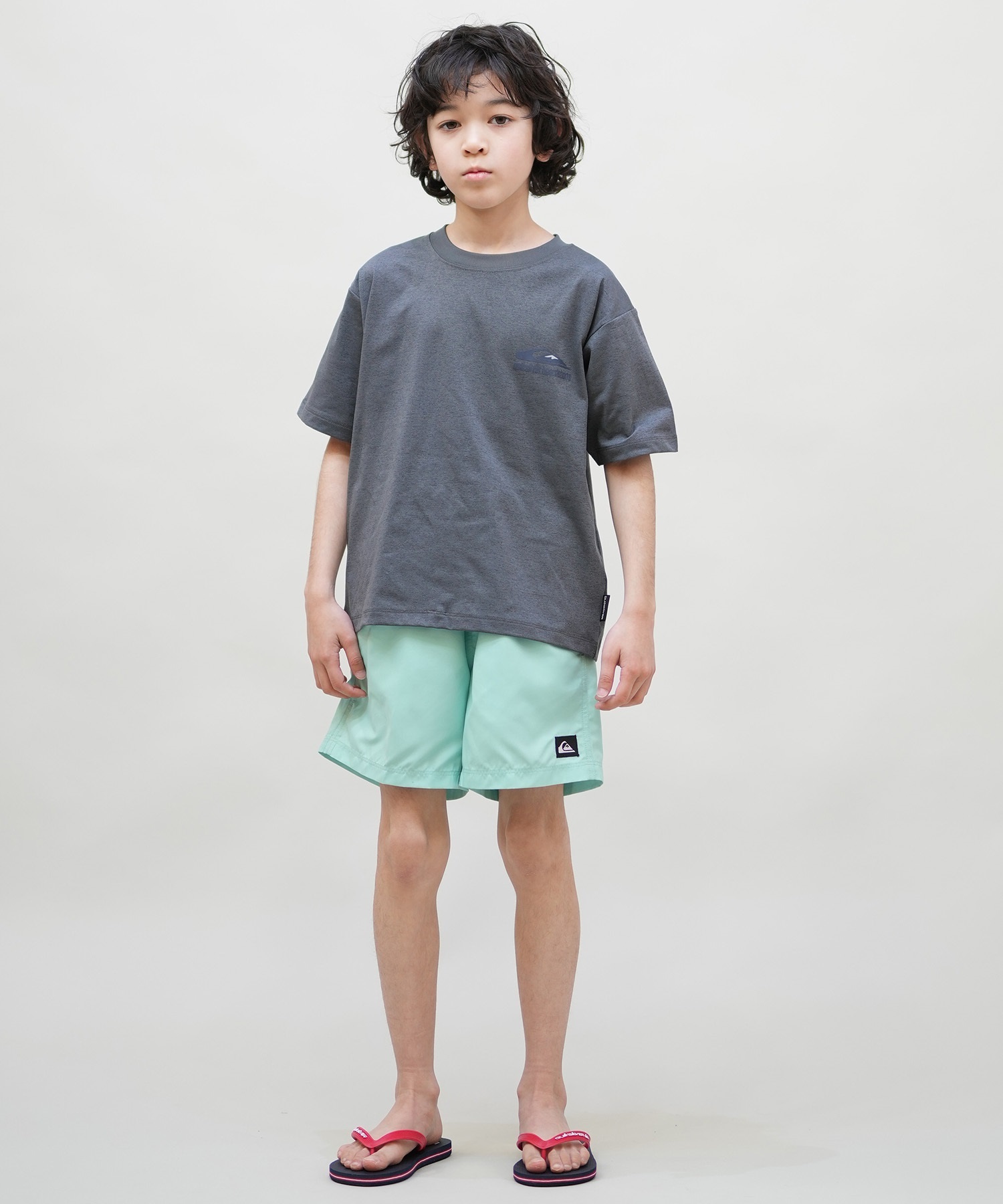 QUIKSILVER クイックシルバー 水着 ラッシュガード 半袖 Tシャツ