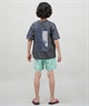 QUIKSILVER クイックシルバー 水着 ラッシュガード 半袖 Tシャツ キッズ ジュニア 子供 UVカット GC QUIK DROP SS YOUTH KLY251602M(WHT-130cm)