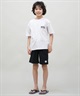 QUIKSILVER クイックシルバー 水着 ラッシュガード 半袖 Tシャツ キッズ ジュニア 子供 UVカット GC QUIK DROP SS YOUTH KLY251602M(WHT-130cm)