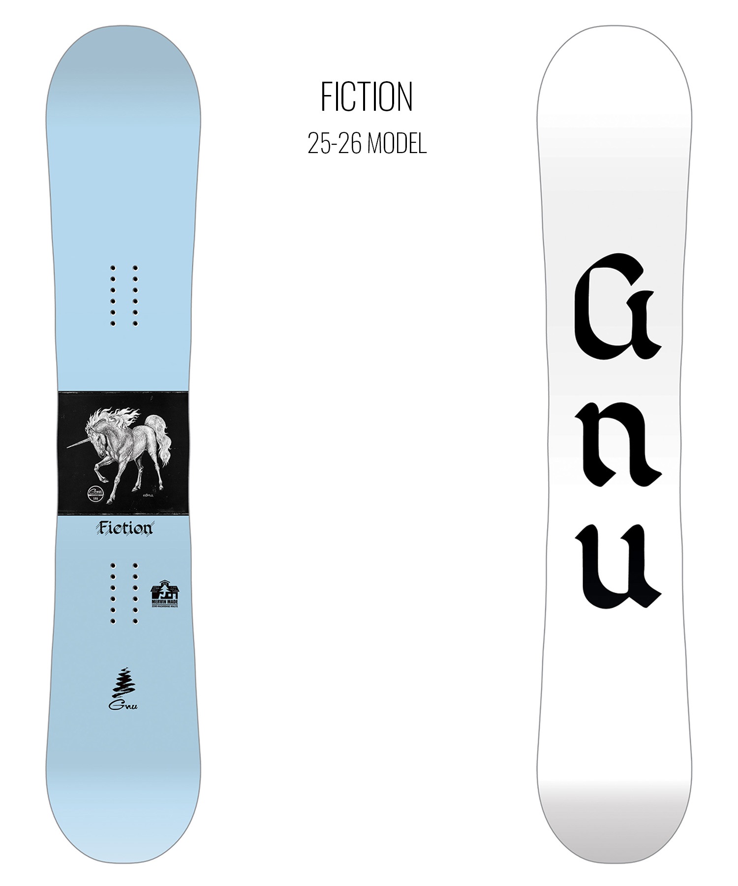 GNU グヌー FICTION スノーボード 板 レディース ムラサキスポーツ 25