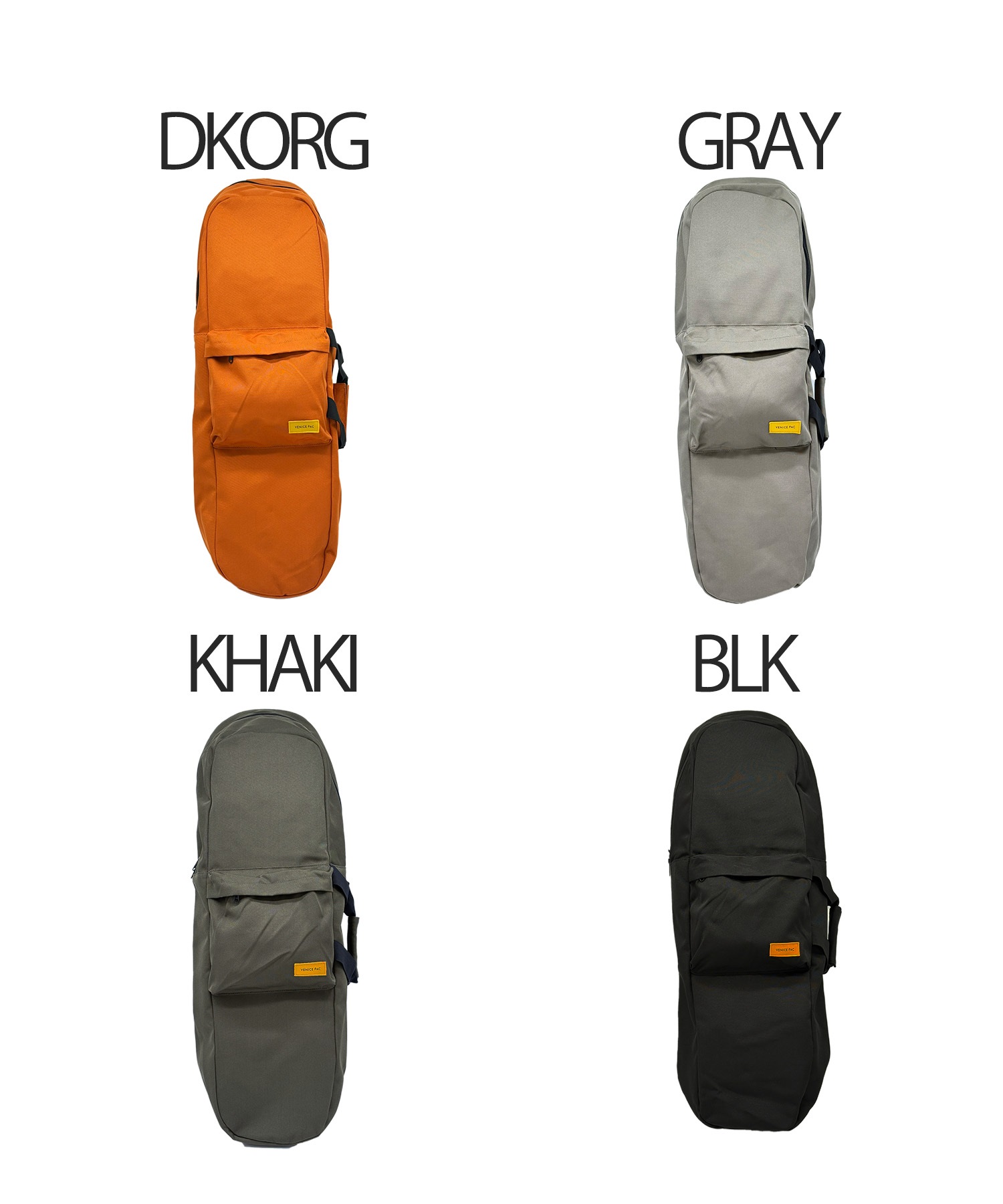 VENICE PAC ヴェニスパック スケートボード ケース 33inch 対応 SHORT PAC ムラサキスポーツ 初心者 おすすめ ２WAY(KHAKI-33inch)