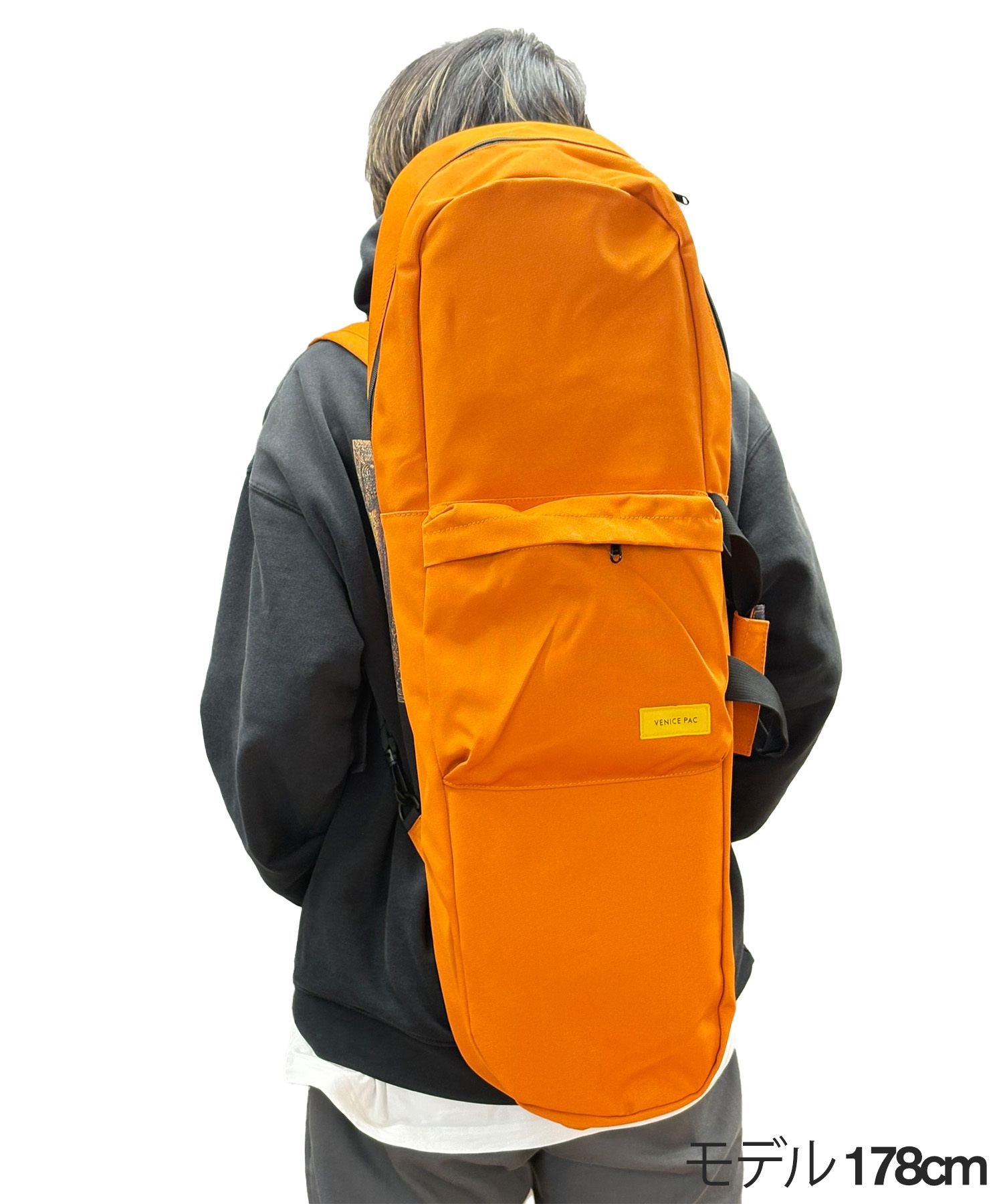 VENICE PAC ヴェニスパック スケートボード ケース 33inch 対応 SHORT PAC ムラサキスポーツ 初心者 おすすめ ２WAY(KHAKI-33inch)