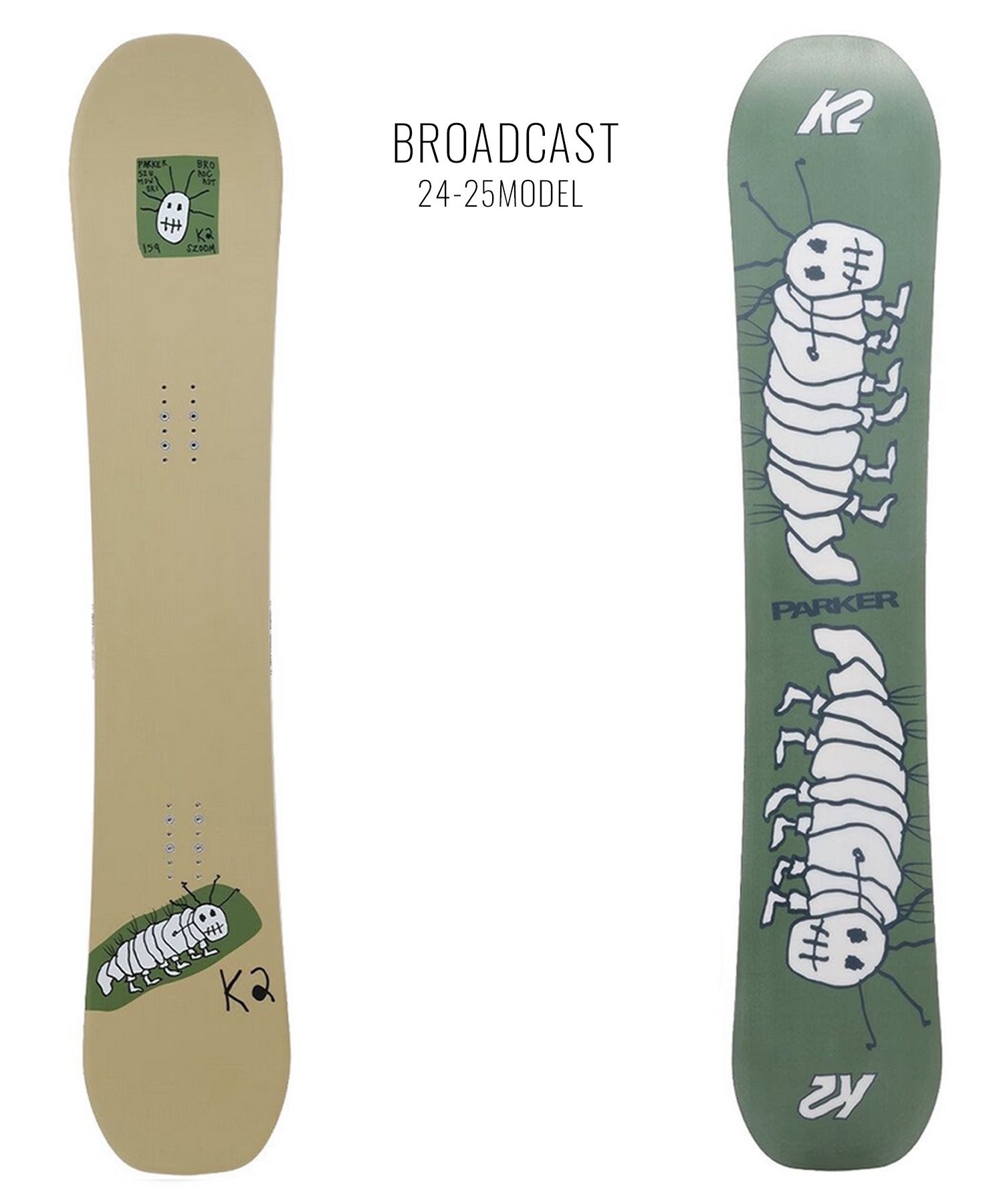 K2 ケーツー ブロードキャスト ピーエス スノーボード 板 メンズ 25-26