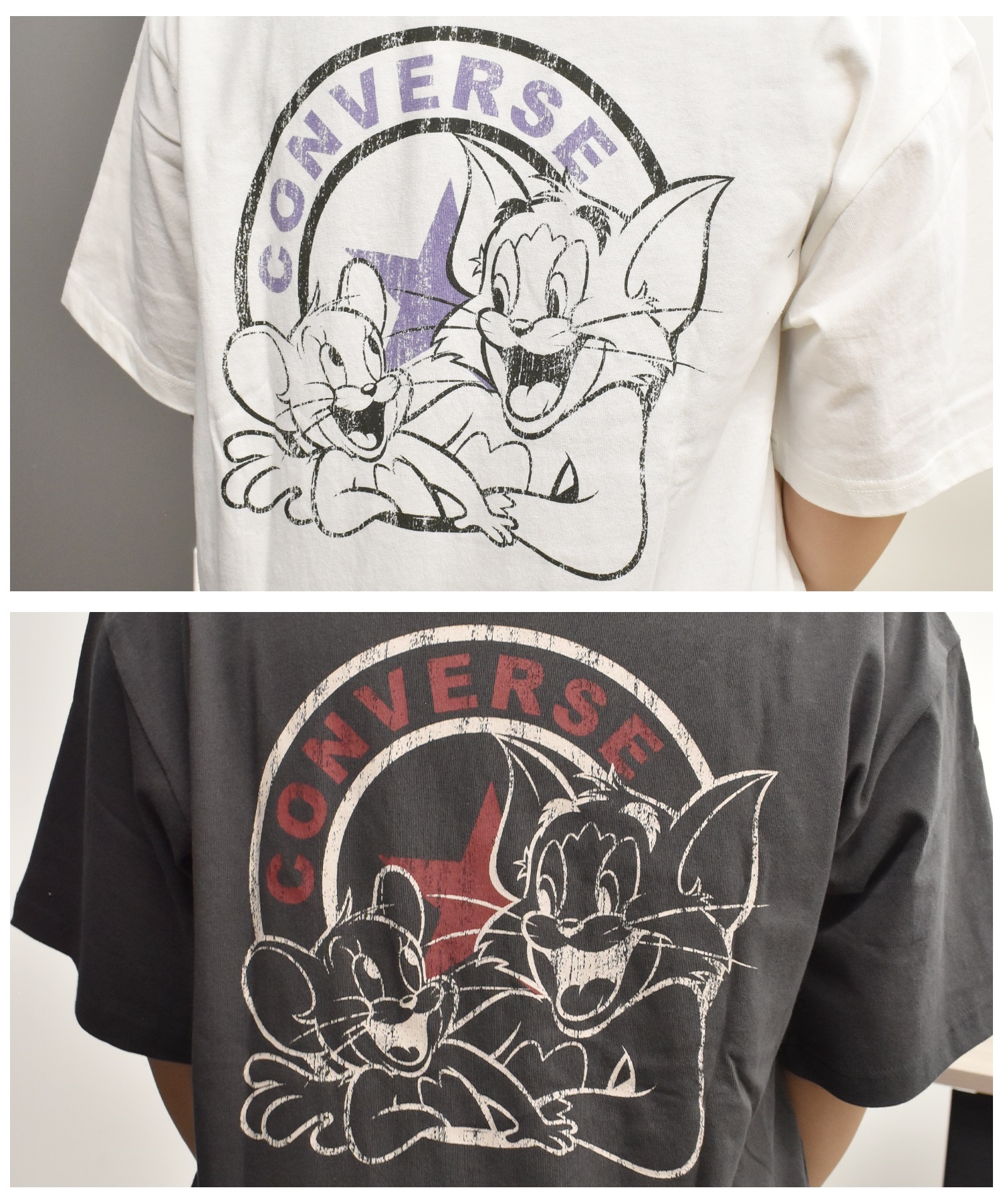 CONVERSE コンバース 半袖 Tシャツ レディース トムとジェリー
