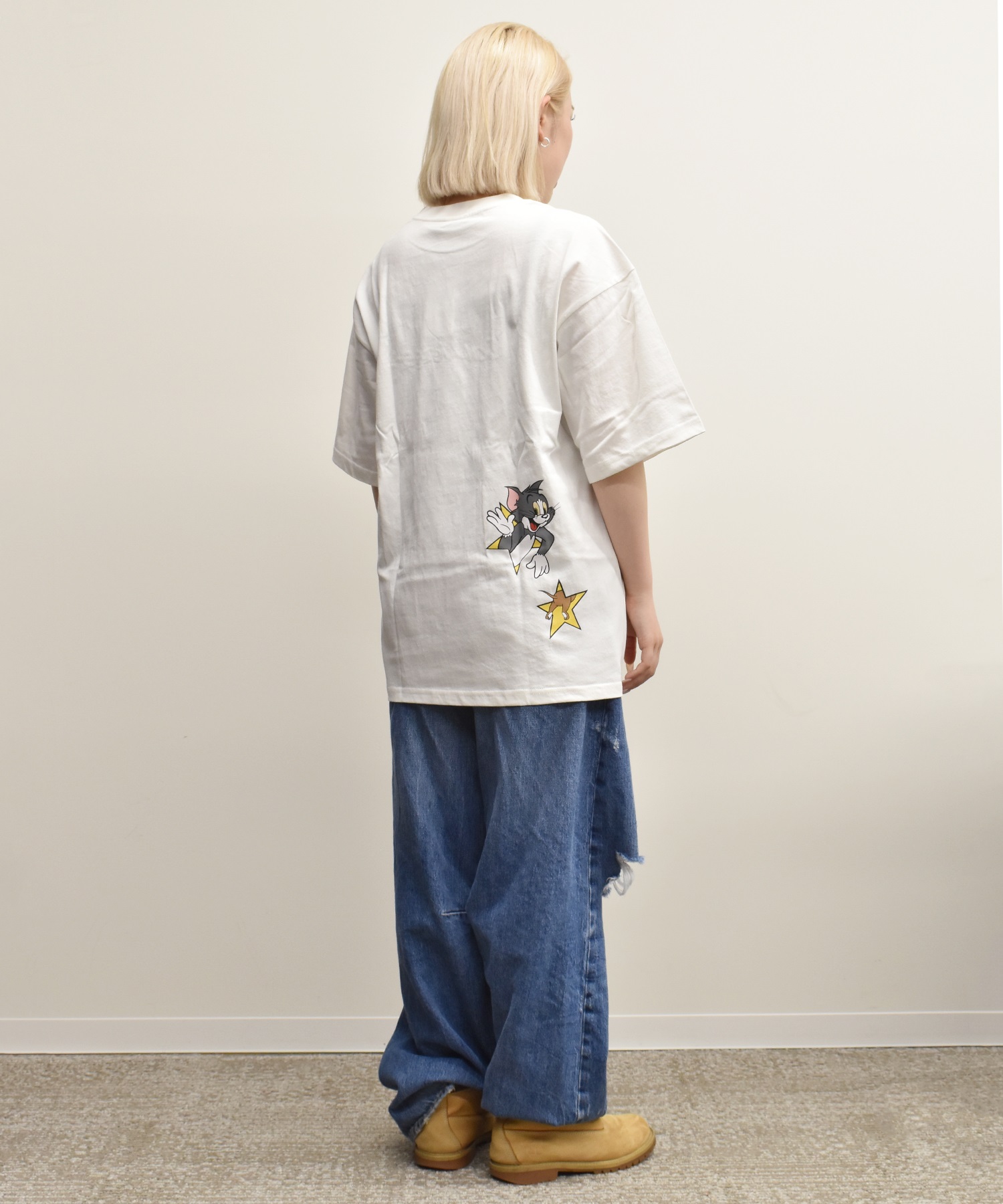 CONVERSE コンバース 半袖 Tシャツ レディース トムとジェリー