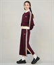 CONVERSE コンバース ロングスカート レディース ニットスカート サイドライン ナロースカート セットアップ対応  5487-6462(49BK-M)