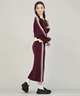 CONVERSE コンバース ロングスカート レディース ニットスカート サイドライン ナロースカート セットアップ対応  5487-6462(49BK-M)