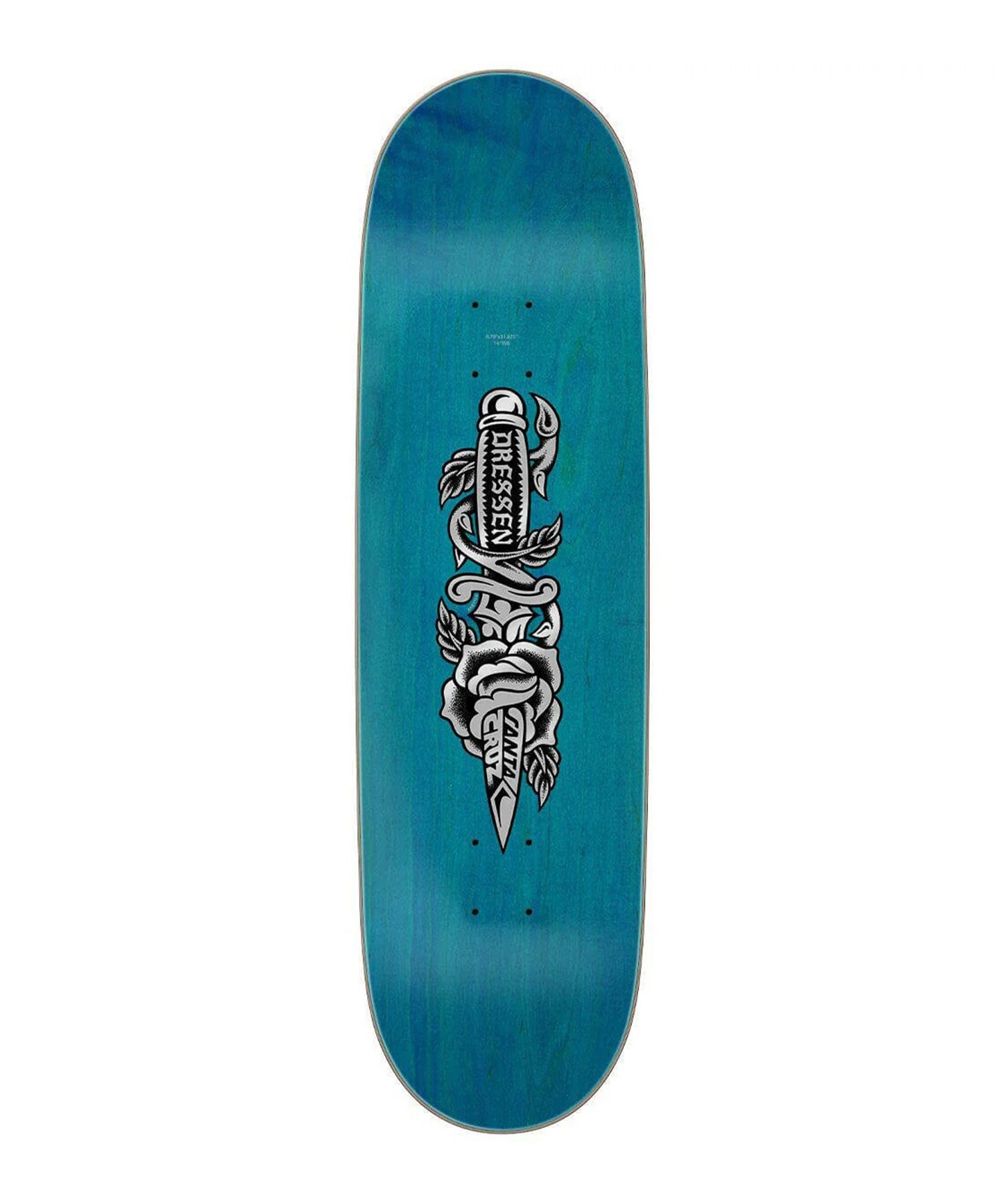 SANTA CRUZ サンタクルーズ スケートボード デッキ 8.7inch DRESSEN ROSE DAGGER(DRESSEN-8.7inch)