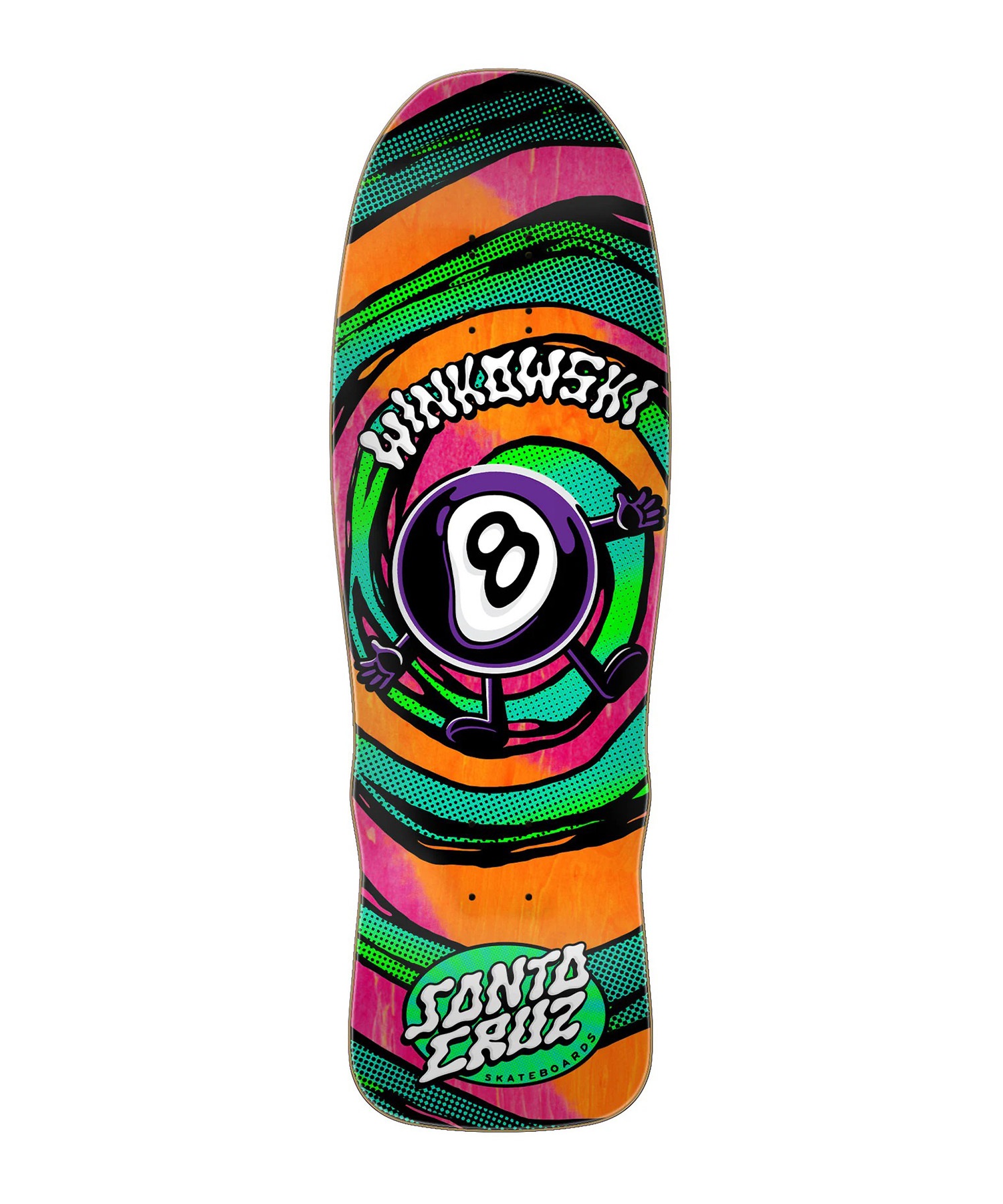 SANTA CRUZ サンタクルーズ スケートボード デッキ 9.5inch WINKOWSKI VERTIGO ムラサキスポーツ(MULTI-9.5inch)