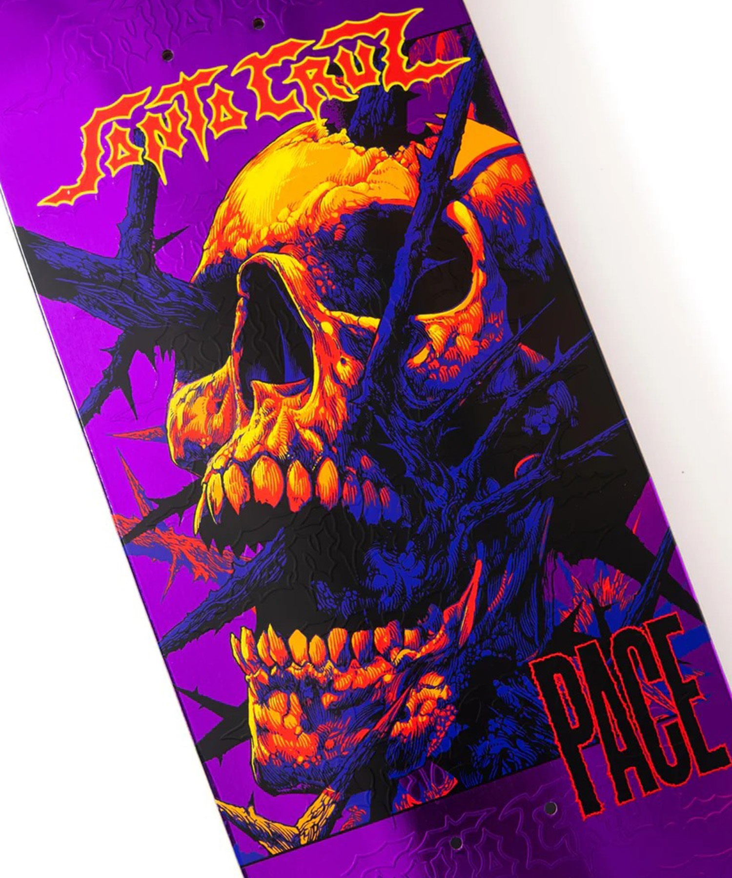 SANTA CRUZ サンタクルーズ スケートボード デッキ 8.7inch PACE DEATHTRAP REMIX スケボー(DEATHTRAPREMIX-8.7inch)