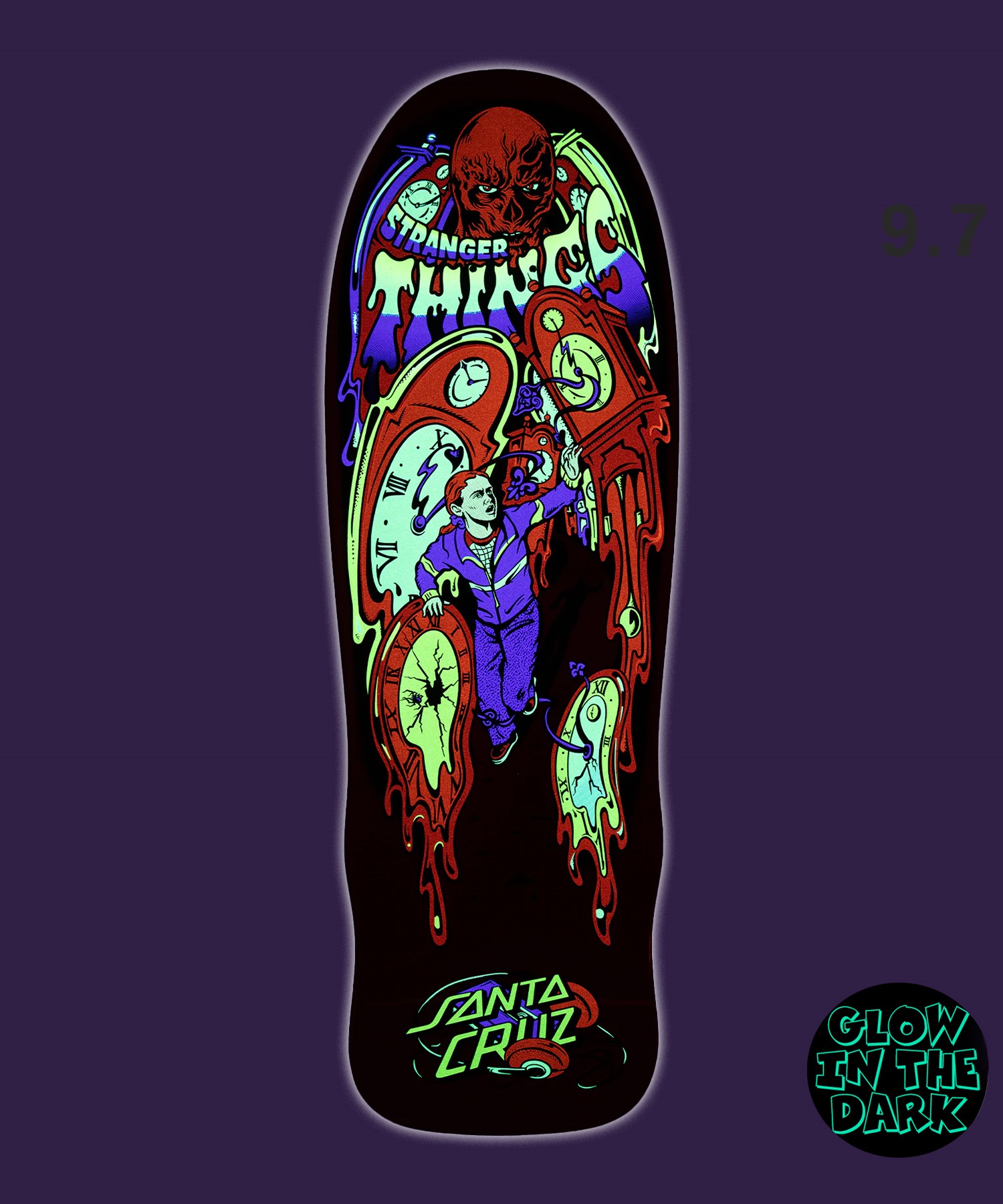 SANTA CRUZ サンタクルーズ スケートボード デッキ STRANGER THINGS