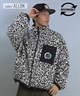 SANTA CRUZ サンタクルーズ アウター メンズ リバーシブル ジャケット ボア レオパード柄 MFG Hand MONO REVERSIBLE BOA JACKET 502254101(ALLBK-M)