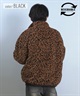 SANTA CRUZ サンタクルーズ アウター メンズ リバーシブル ジャケット ボア レオパード柄 MFG Hand MONO REVERSIBLE BOA JACKET 502254101(ALLBK-M)