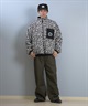 SANTA CRUZ サンタクルーズ アウター メンズ リバーシブル ジャケット ボア レオパード柄 MFG Hand MONO REVERSIBLE BOA JACKET 502254101(ALLBK-M)