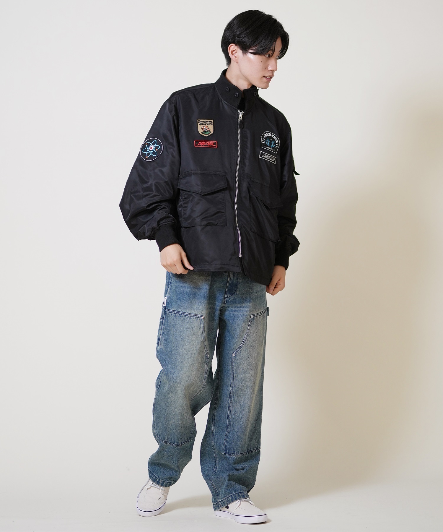 SANTACRUZ サンタクルーズ ジャケット メンズ フライトジャケット ARMY