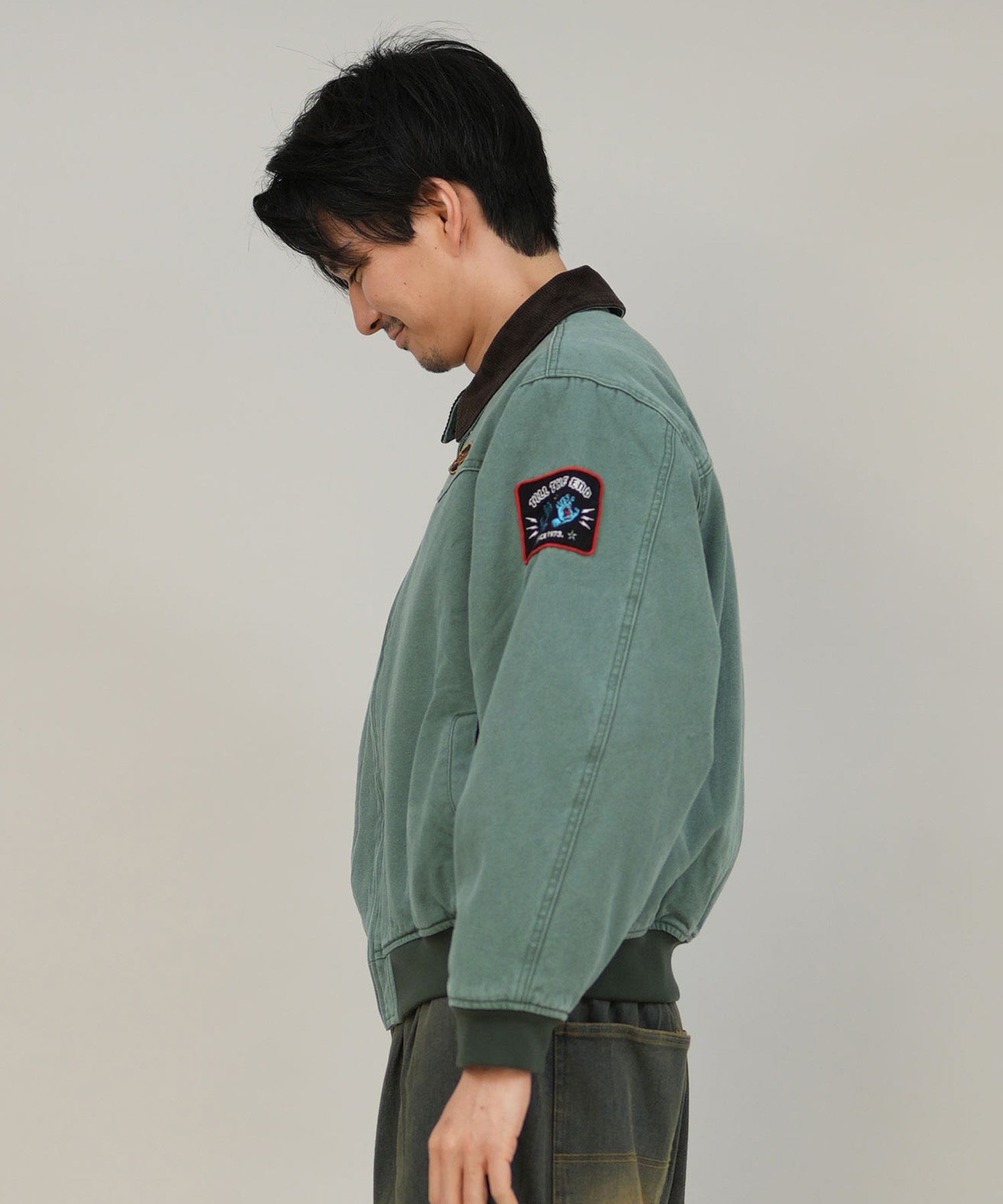 SANTA CRUZ サンタクルーズ アウター メンズ ワークジャケット SC PATCHES WORK JACKET 502254104(NAVY-M)