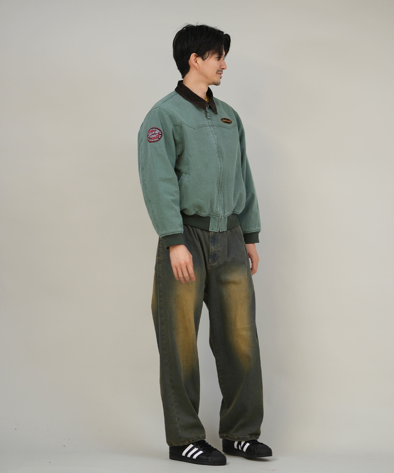 SANTA CRUZ サンタクルーズ アウター メンズ ワークジャケット SC PATCHES WORK JACKET 502254104(NAVY-M)