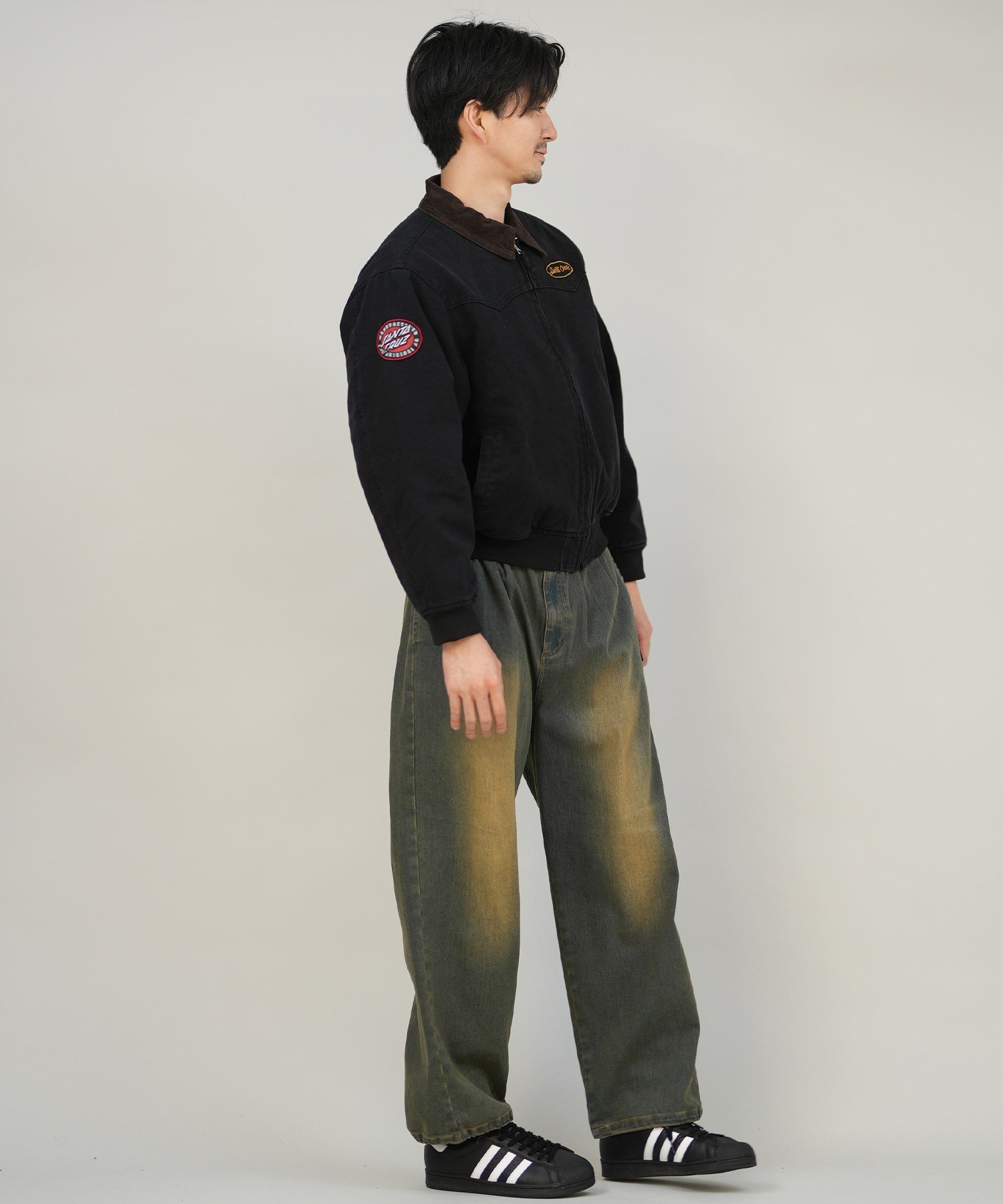SANTA CRUZ サンタクルーズ アウター メンズ ワークジャケット SC PATCHES WORK JACKET 502254104(NAVY-M)