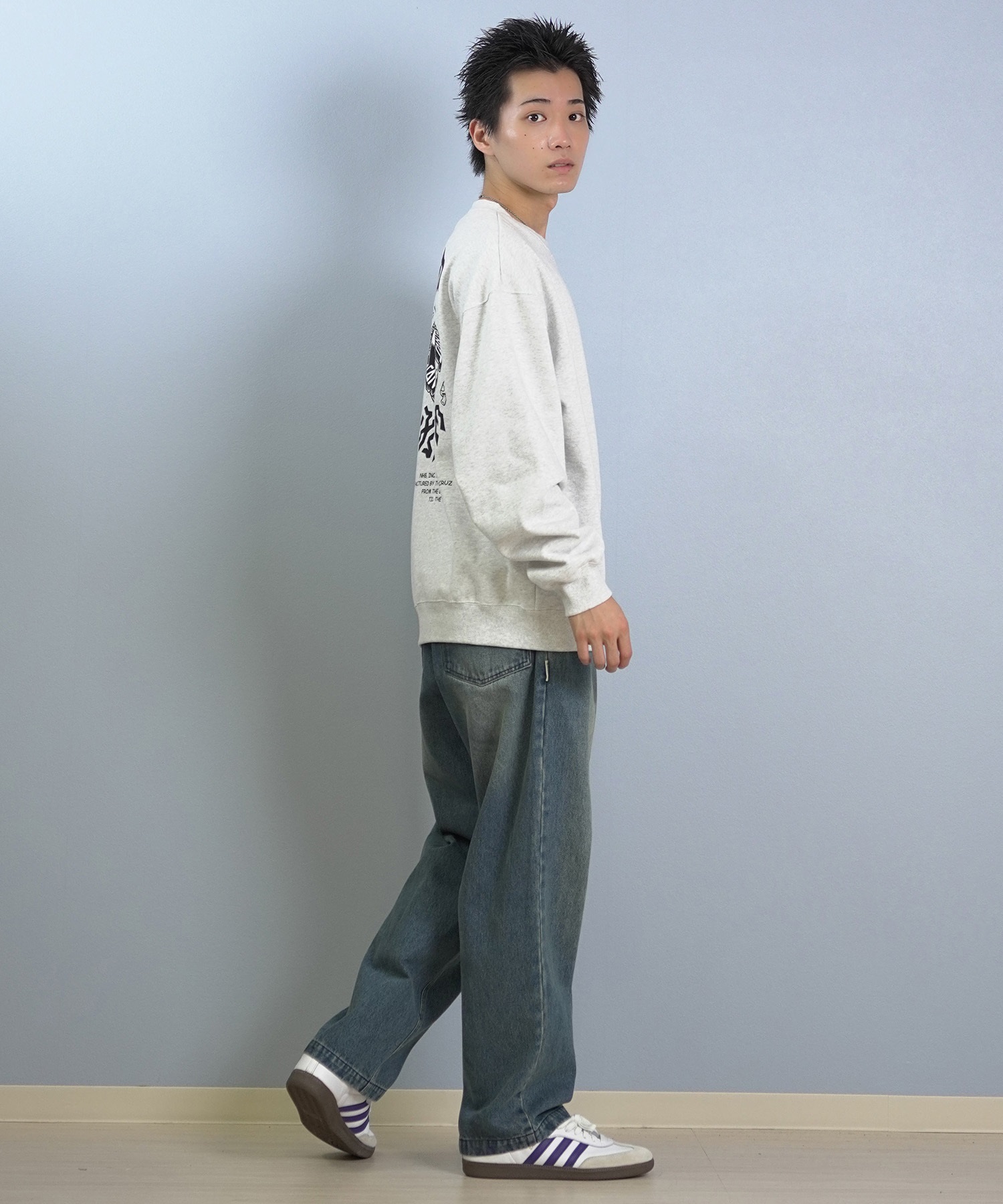 サンダー 015/T トレーナーズ SANTA CRUZ サンタクルーズ トレーナー スウェット メンズ クルー