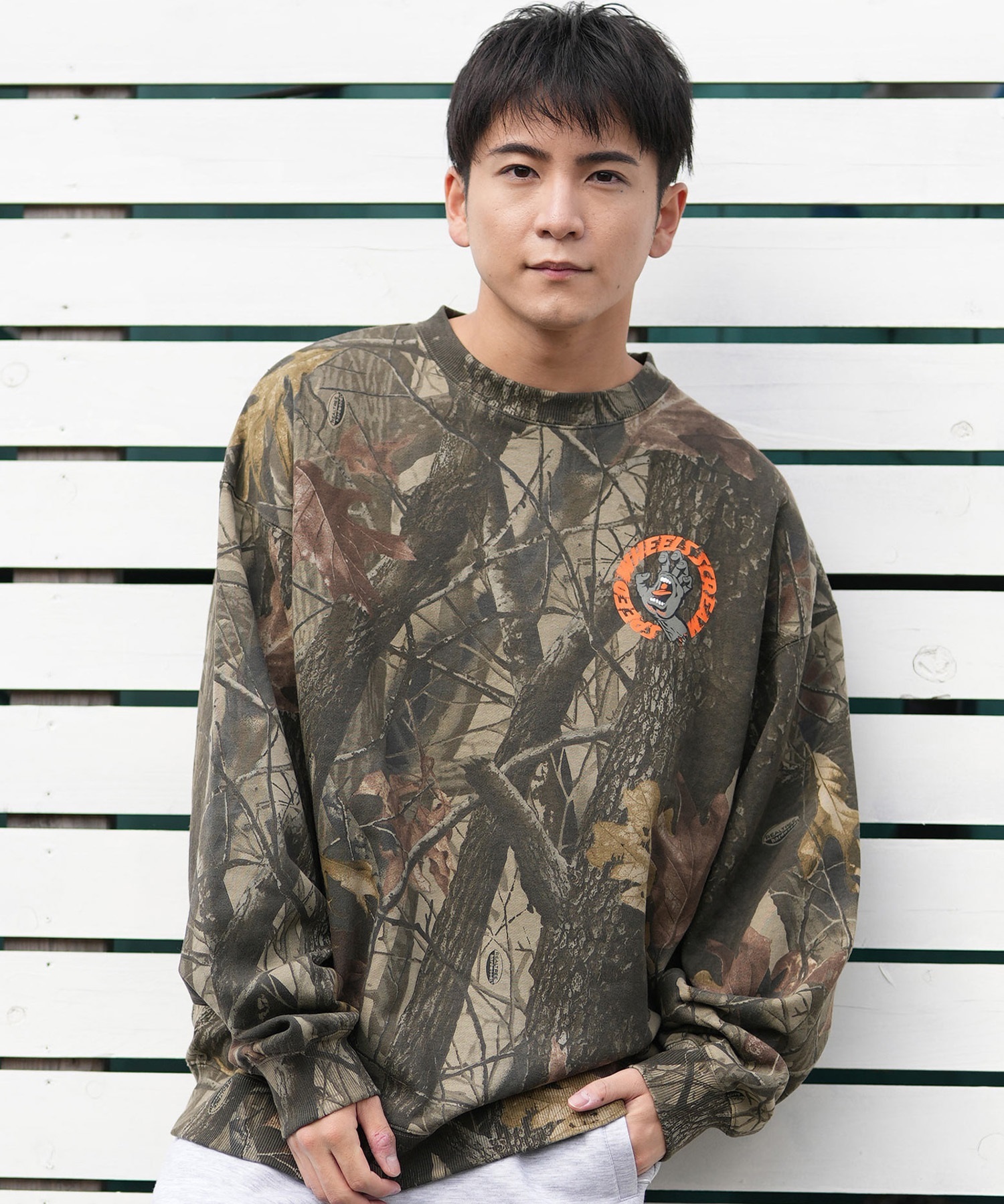 SANTA CRUZ サンタクルーズ トレーナー スウェット メンズ リアル