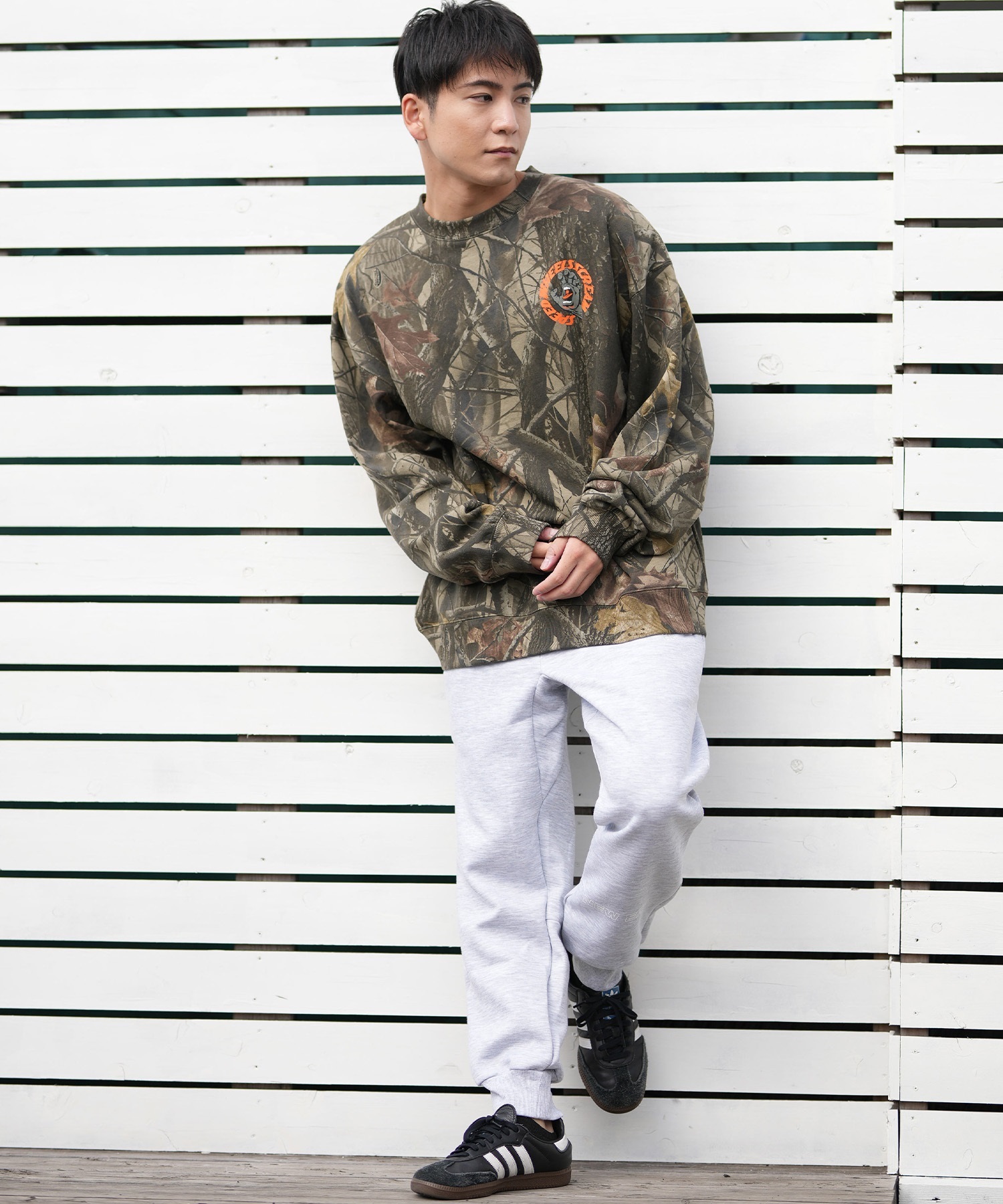 SANTA CRUZ サンタクルーズ トレーナー スウェット メンズ リアル