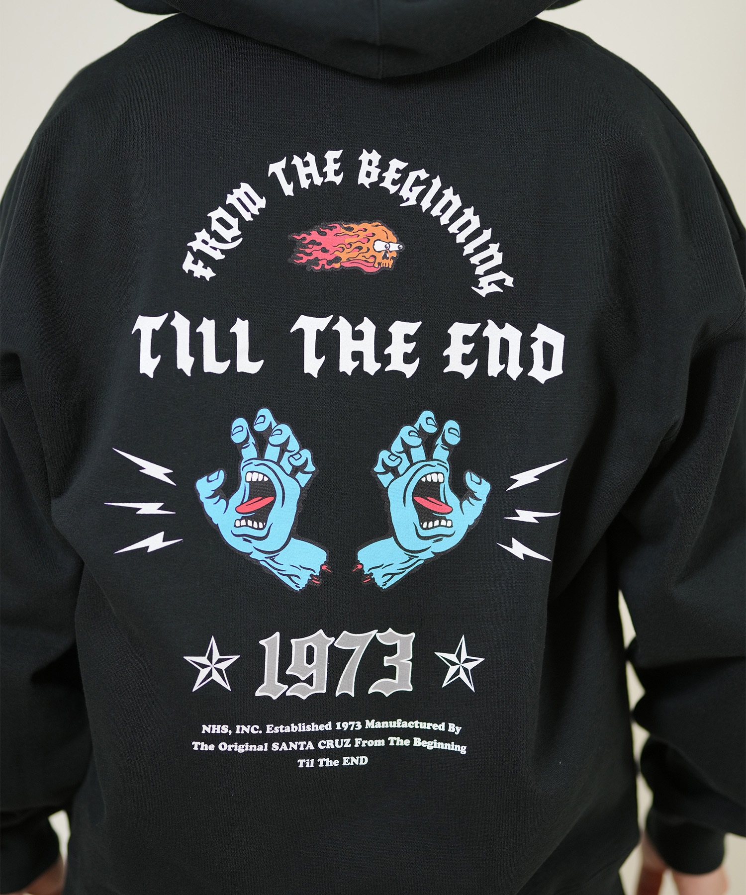 SANTACRUZ サンタクルーズ ジップアップ パーカー メンズ スウェット