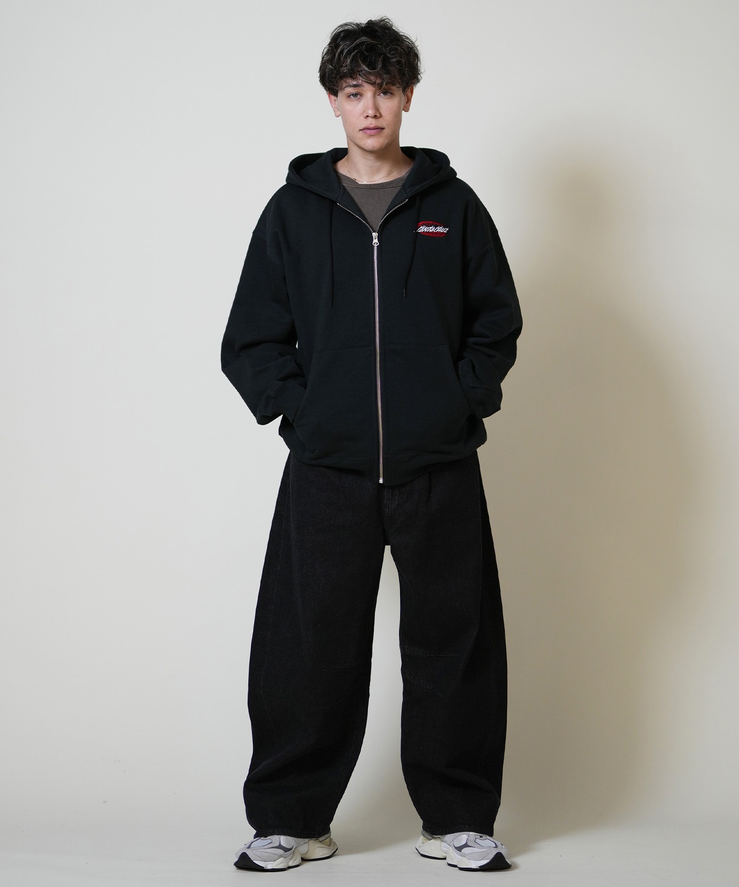 SANTACRUZ サンタクルーズ ジップアップ パーカー メンズ スウェット