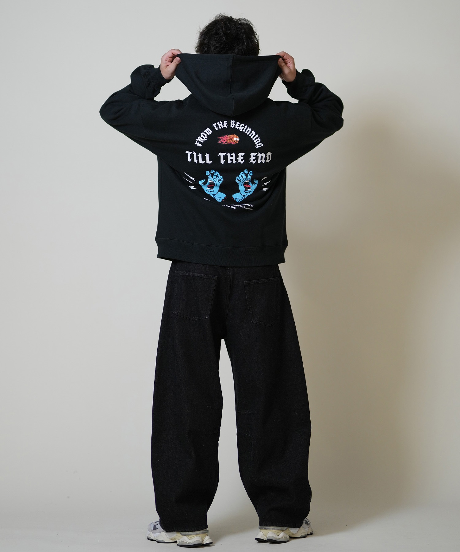 SANTACRUZ サンタクルーズ ジップアップ パーカー メンズ スウェット