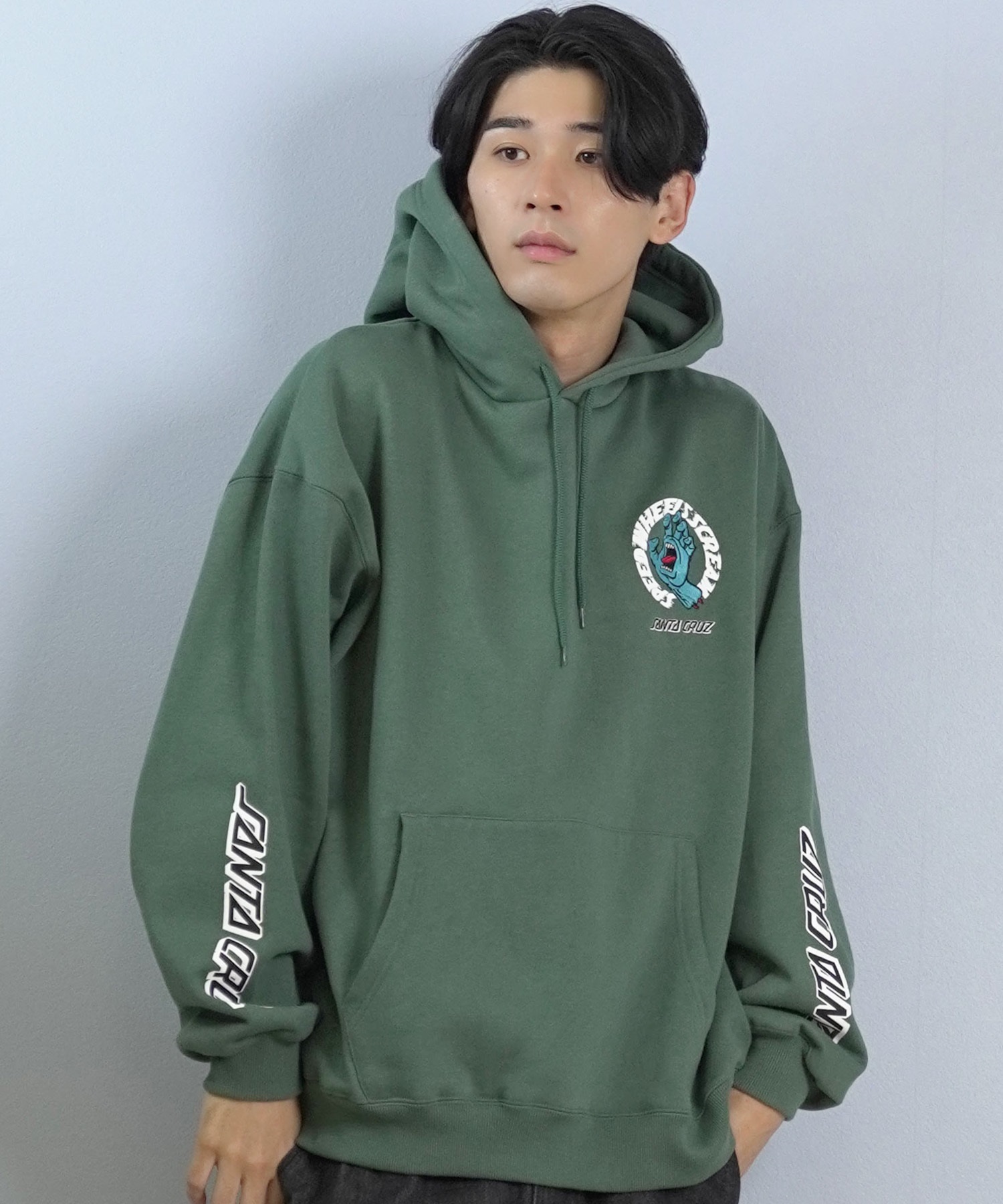 SANTACRUZ サンタクルーズ プルオーバー パーカー メンズ バック