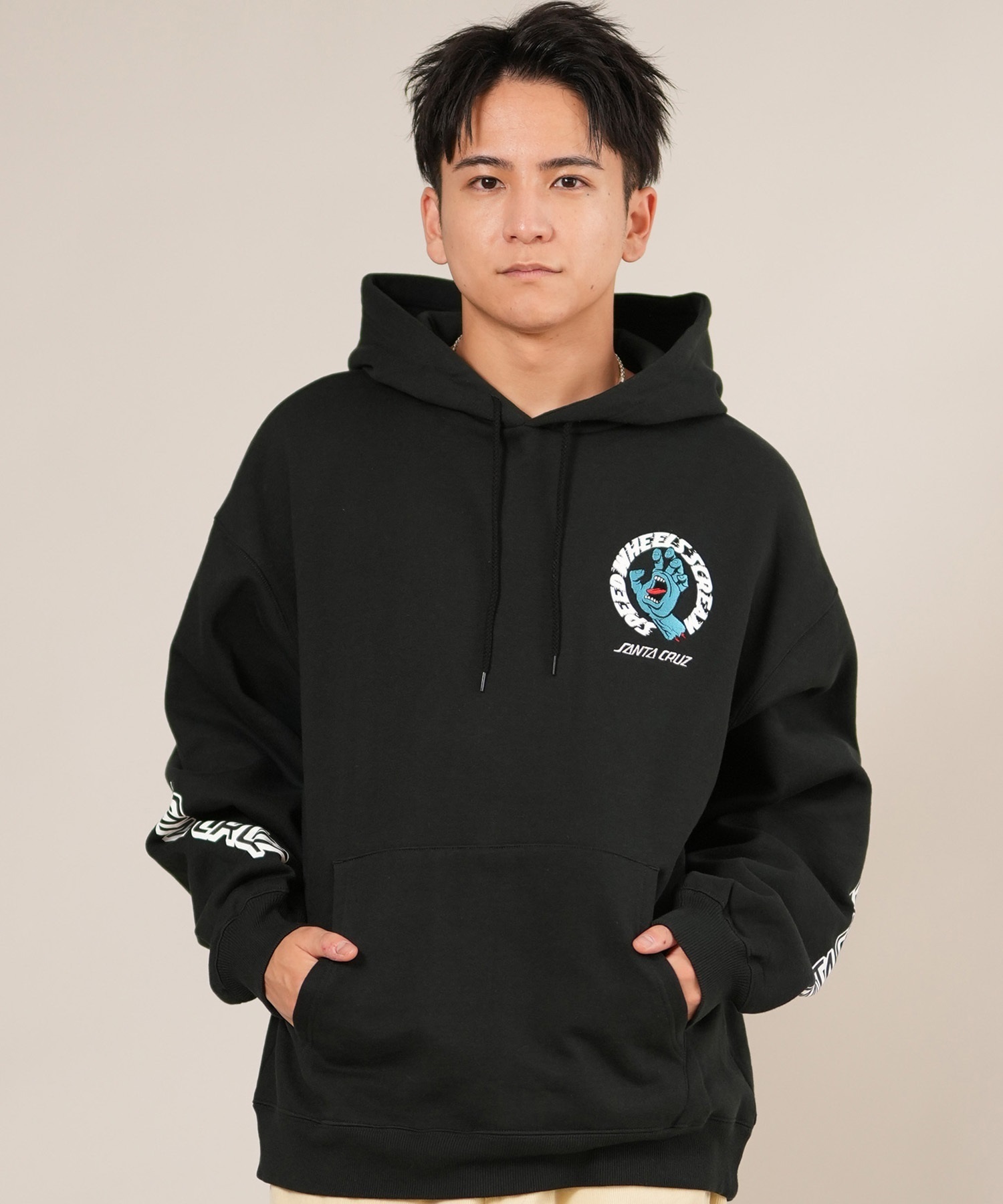 SANTACRUZ サンタクルーズ プルオーバー パーカー メンズ バック