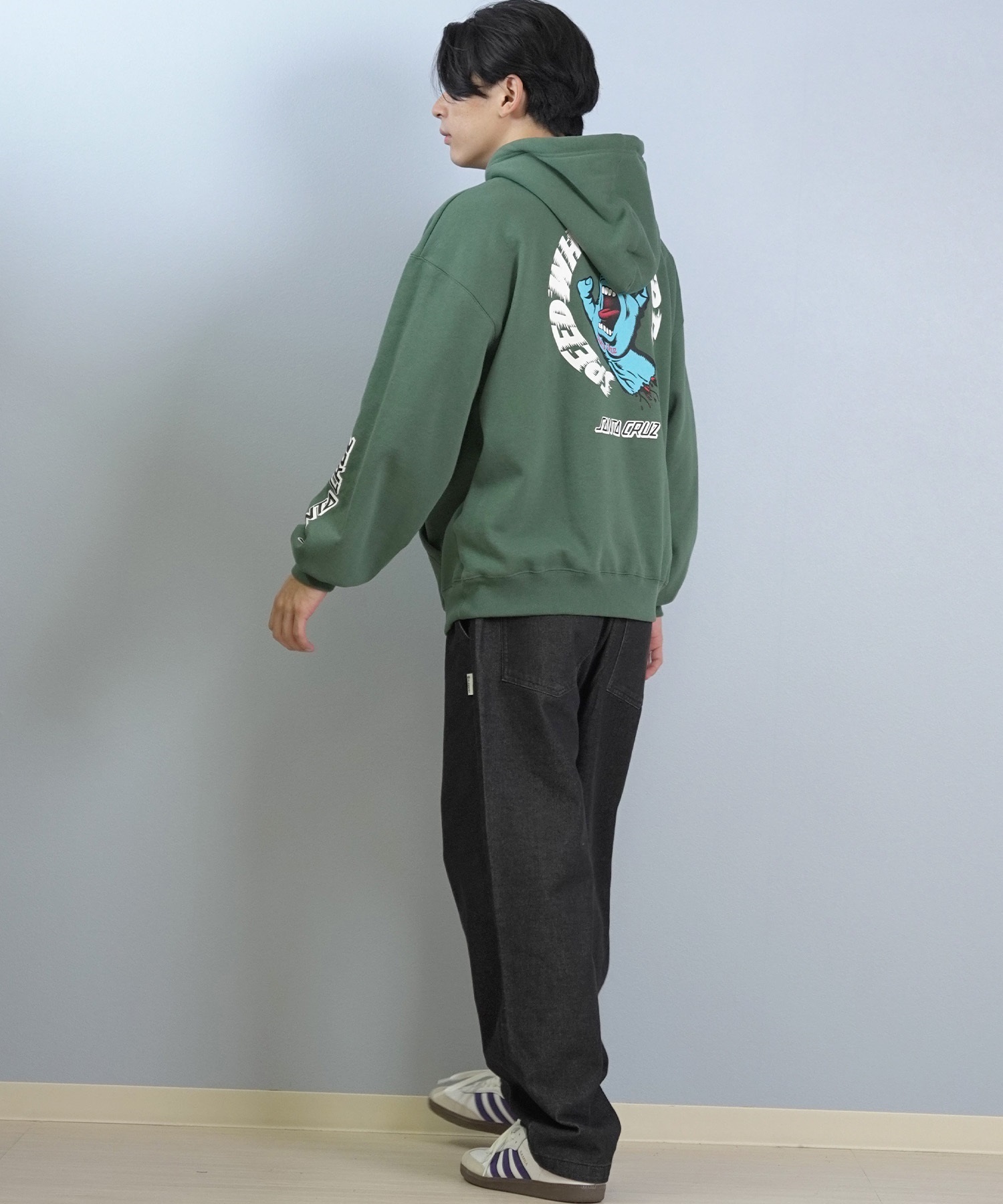 SANTACRUZ サンタクルーズ プルオーバー パーカー メンズ バック