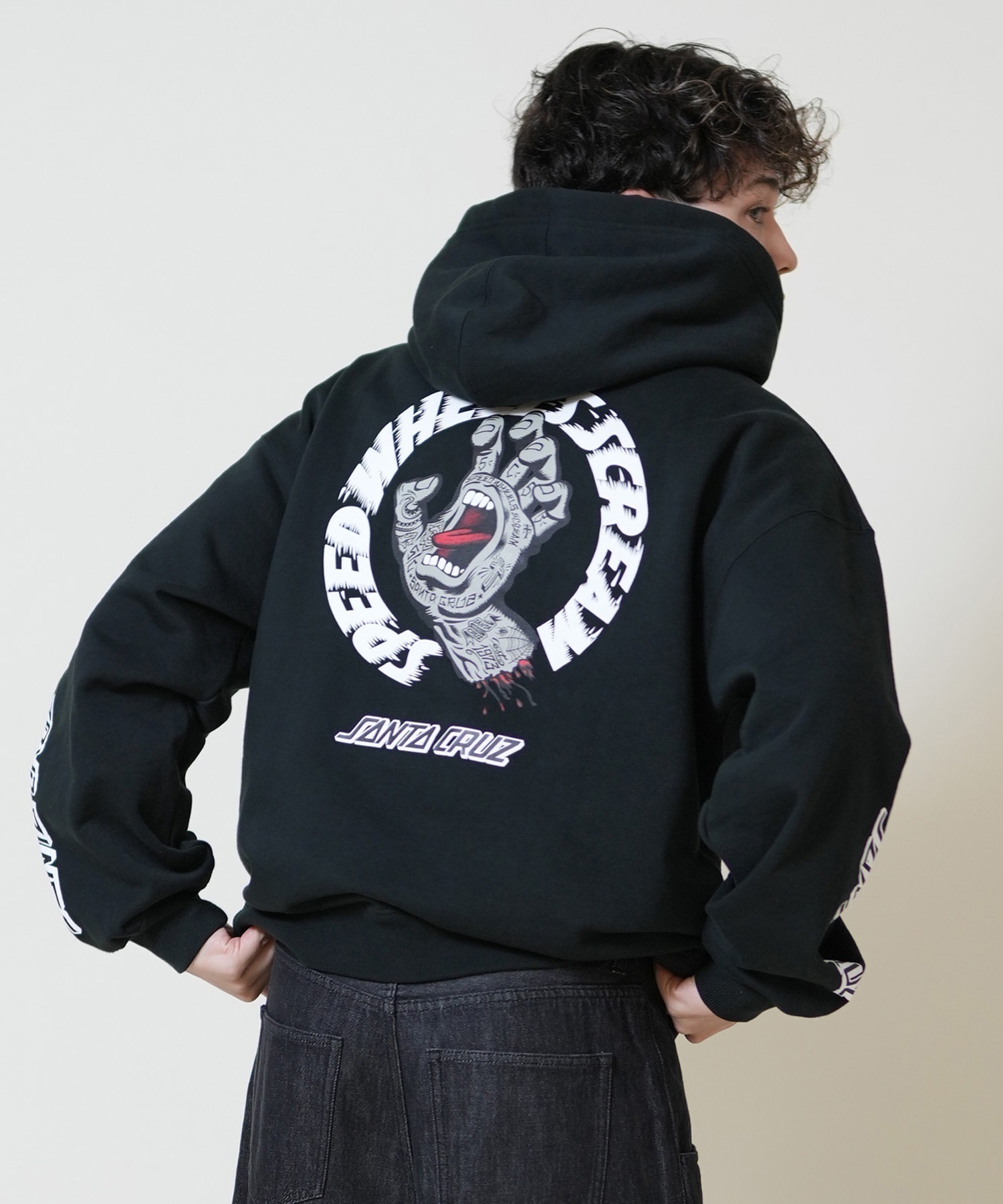 サンボマスターSBM胸ロゴ廃盤スウェットパーカーL黒ROCK'N'ROLLロゴ SAINT M×××××× - セントマイケル25SS HOODIE RIBON SAINT(SM-HR8-0000