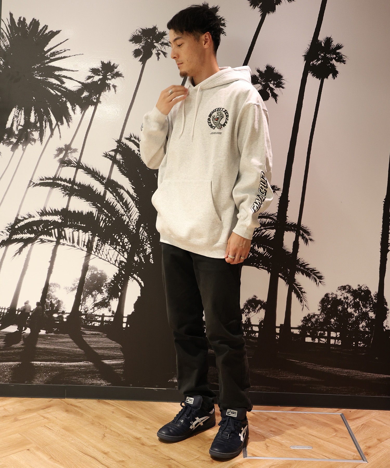 SANTA CRUZ サンタクルーズ プルオーバー パーカー メンズ スウェット