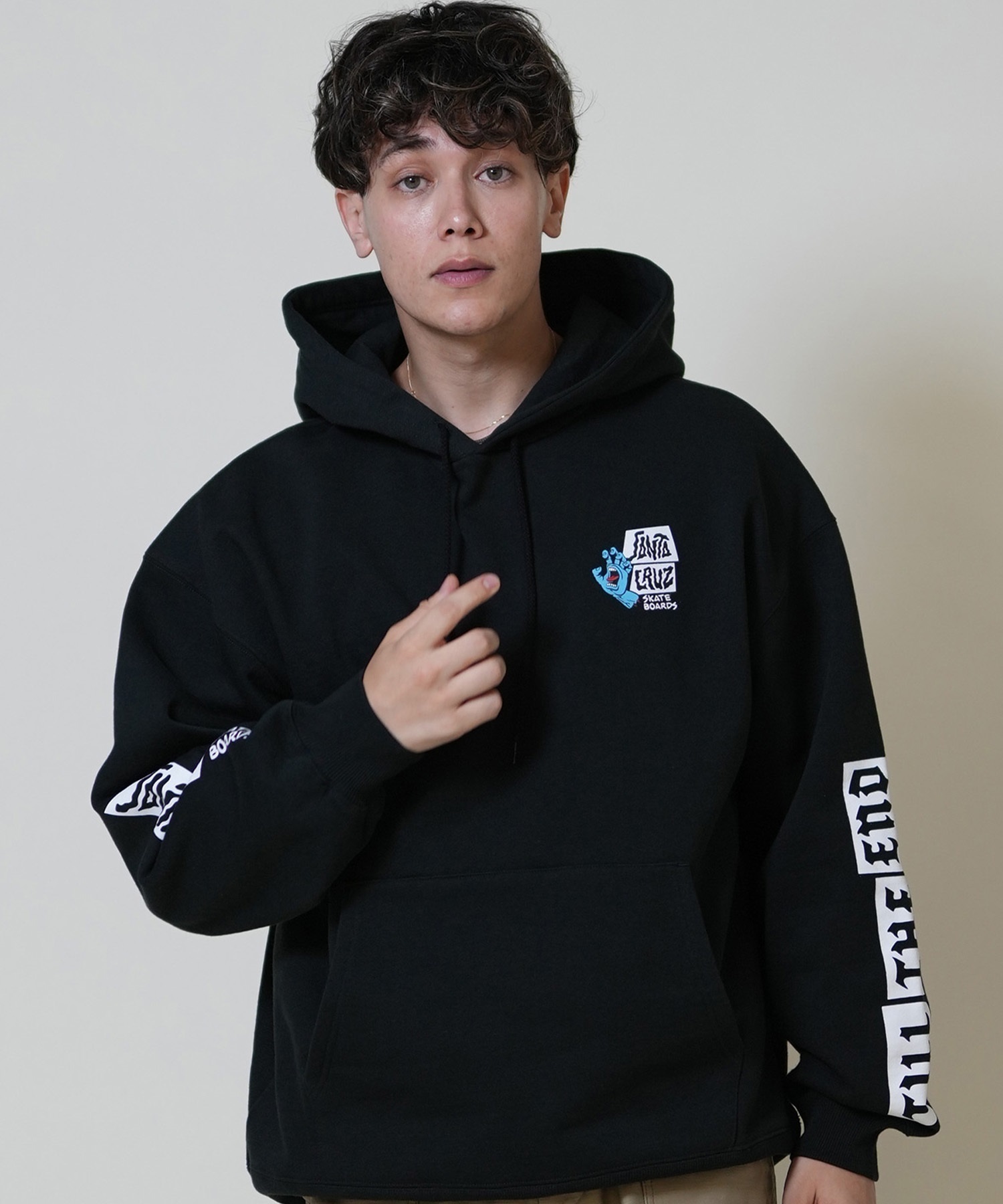 SANTACRUZ サンタクルーズ プルオーバー パーカー メンズ バック