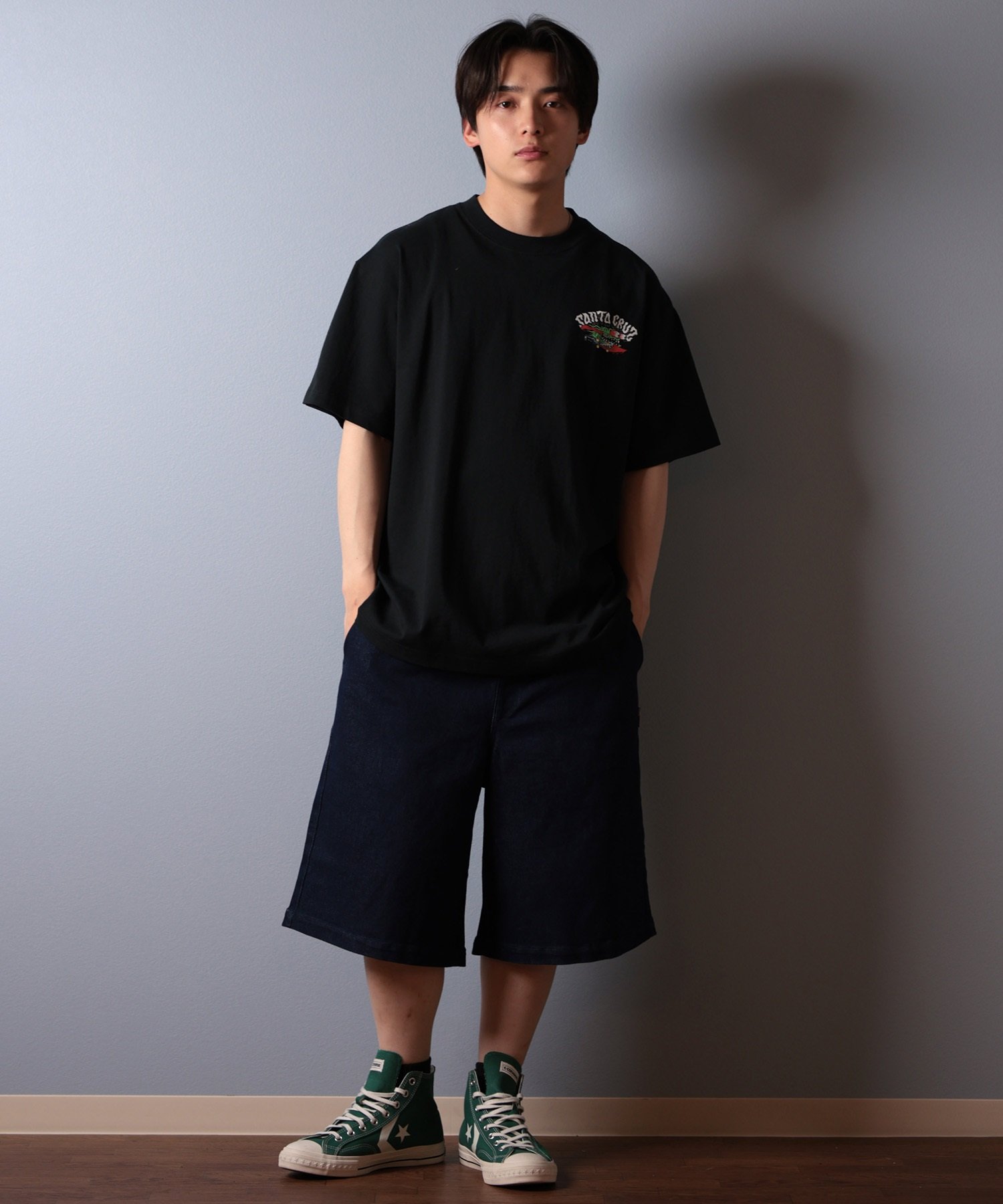 SANTACRUZ サンタクルーズ 半袖 Tシャツ メンズ バックプリント
